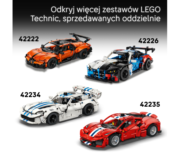 LEGO TECHNIC 42236 Warsztat tuningowy: samochód Ford Mustang GT - 1547398 - zdjęcie 4